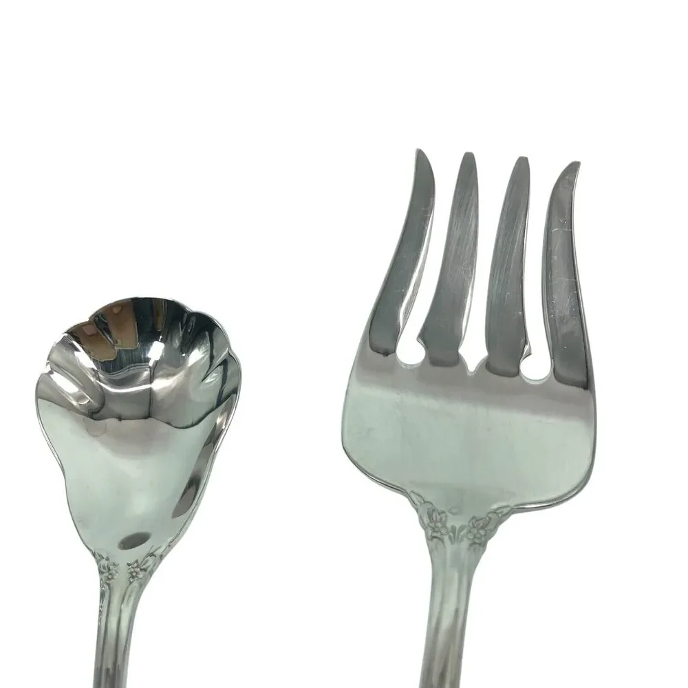 Oneida‎ DOVER Heirloom Stainless Hostess Set of 3 Fork Gravy Ladle Sugar Spoon